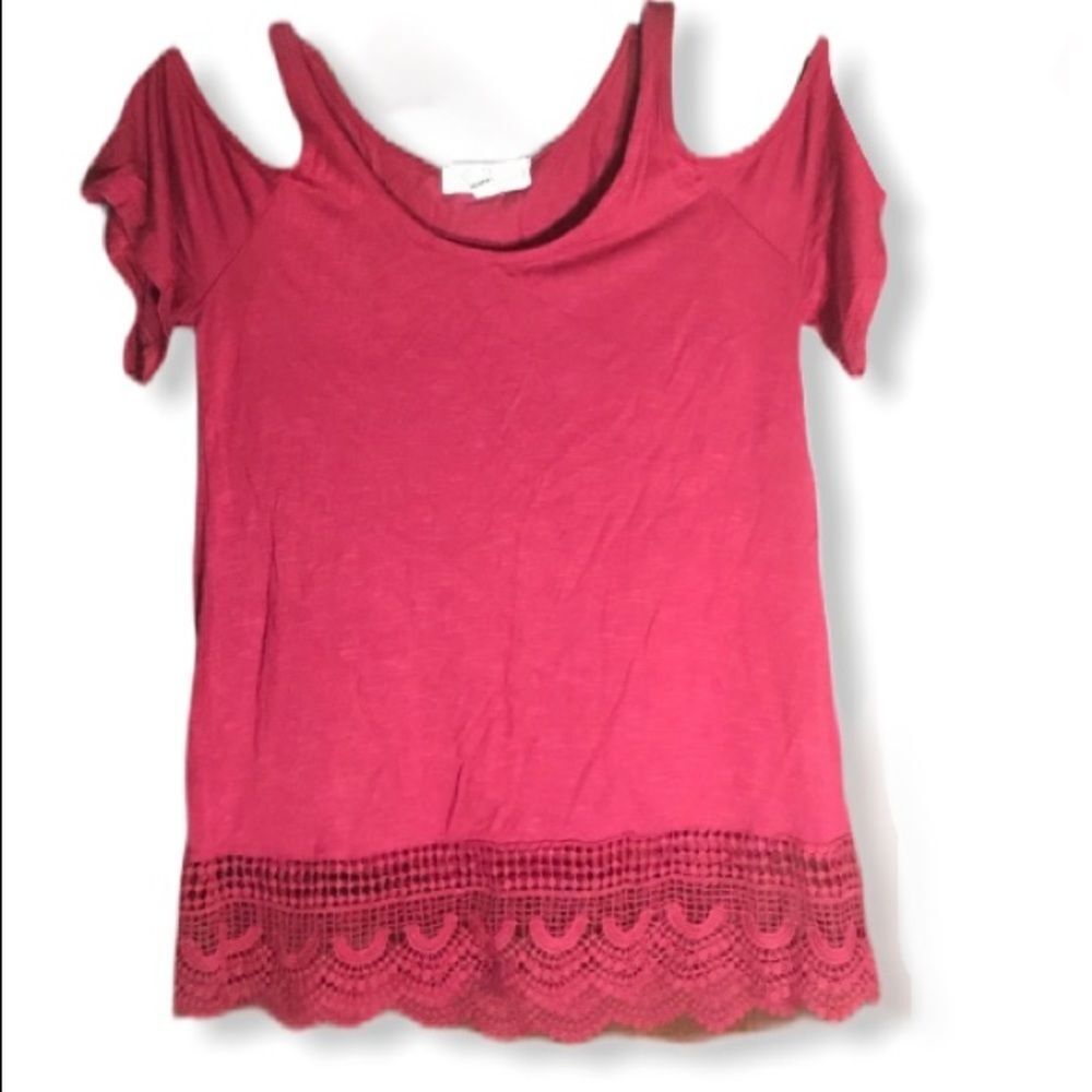Pink Rose short sleeve top size Small